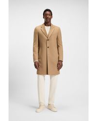BOSS - Slim-Fit Coat - Lyst