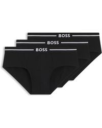 BOSS - Three-Pack Of Stretch-Cotton Trunks - Lyst