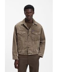 HUGO - Dark Brown Men's Blue Collection Size M - Lyst