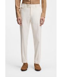 BOSS - Tapered-Fit Trousers - Lyst