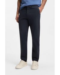 BOSS - Tapered-Fit Trousers - Lyst
