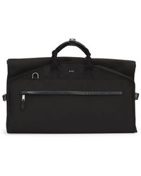 BOSS - Garment Bag With Leather Trims - Lyst