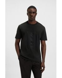 BOSS - Black Men's T-shirts Size M - Lyst