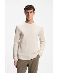 BOSS - Cotton-Jersey T-Shirt With Crew Neck - Lyst