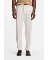 BOSS - Modern-Fit Trousers - Lyst