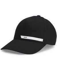 BOSS - Cotton-Twill Cap With Logo Print - Lyst