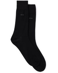 BOSS - Two-pack Of Socks In An Egyptian-cotton Blend - Lyst