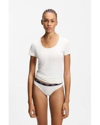 HUGO - Two-Pack Of Underwear T-Shirts - Lyst