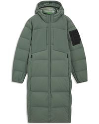 BOSS - Lange, Wasserabweisende Daunenjacke Aus Stretch-Gewebe - Lyst