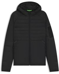 BOSS - Waterafstotend Jack Met Capuchon En Decoratieve Reflecterende Details - Lyst
