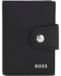 BOSS - Logo Card Holder With Secrid Technology - Lyst
