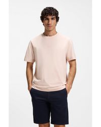 BOSS - Relaxed-Fit T-Shirt With A Layered Logo Print - Lyst