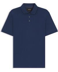BOSS - Regular-Fit Poloshirt Aus Merzerisierter Baumwolle - Lyst
