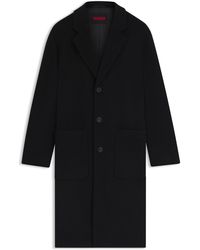 HUGO - Regular-Fit Mantel Aus Woll-Mix - Lyst