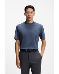 BOSS - Light Blue Men's T-shirts Size M - Lyst