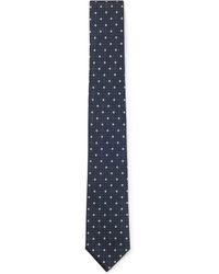 BOSS - Krawatte Aus Seiden-Mix Mit Feinen Double-B-Monogrammen - Lyst