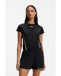 BOSS - Active Slim-Fit T-Shirt With Moisture Management - Lyst