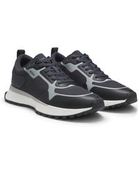 BOSS - Sneakers Aus Verschiedenen Materialien Mit Mesh Und Logos - Lyst