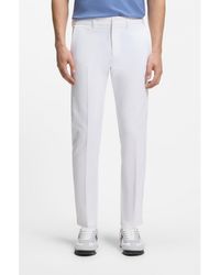 BOSS - Slim-Fit Trousers - Lyst