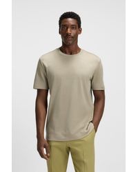 BOSS - Khaki Men's T-shirts Size M - Lyst