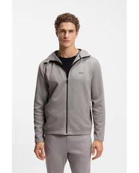 BOSS - Active Odour-Control Hooded Jacket With Reflective Details - Lyst