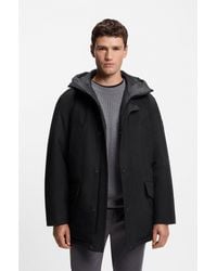 BOSS - Water-Repellent Jacket With Contrasting Trims - Lyst