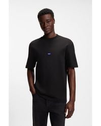 HUGO - Small Logo Block Cotton T-shirt - Lyst
