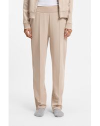 BOSS - Cotton-Blend Tracksuit Bottoms With Double B Monogram - Lyst