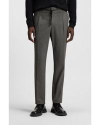 HUGO - Slim-Fit Trousers - Lyst