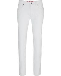 HUGO - Extra Slim-fit Jeans Van Comfortabel Wit Stretchdenim - Lyst