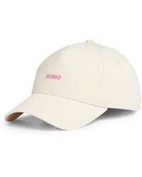 HUGO - Cotton-twill Cap With Embroidered Logo - Lyst