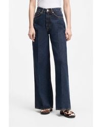 HUGO - Wide-Leg Jeans - Lyst