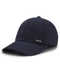 BOSS - Wool-Blend Cap With Logo Lettering - Lyst