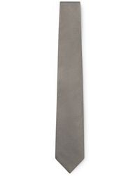 BOSS - Silk-Blend Tie With Jacquard Pattern - Lyst