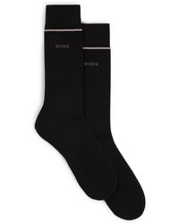 BOSS - Two-pack Of Regular-length Performance-stretch Socks - Lyst