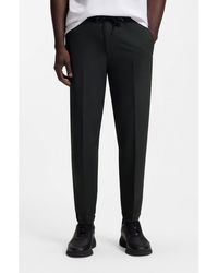 BOSS - Tapered-Fit Trousers - Lyst