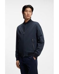BOSS - Slim-Fit Jacket - Lyst