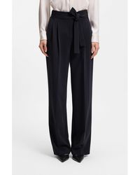 BOSS - Relaxed-Fit Trousers - Lyst