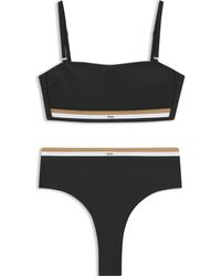 BOSS - Bikinihose Mit Signature-Streifen Und Upf 50 - Lyst