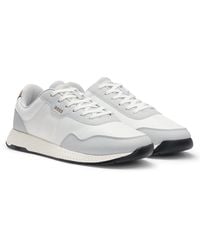 BOSS - Low-Top Trainers With Textured Uppers - Lyst