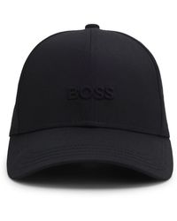 BOSS - Cap Aus Baumwoll-Twill Mit Tonaler Logo-Stickerei - Lyst