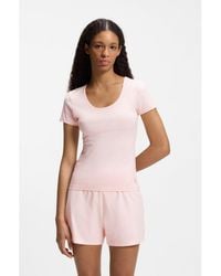 HUGO - Two-Pack Of Underwear T-Shirts - Lyst