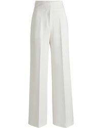 HUGO - Regular-Fit Hose Mit Hohem Bund Und Ausgestelltem Bein - Lyst
