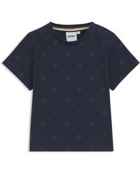 BOSS - Dark Blue Men's Boys Size 74 - Lyst