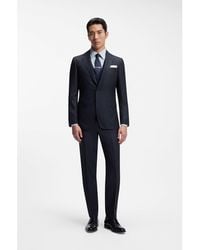 BOSS - Three-Piece Slim-Fit Suit - Lyst