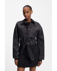 HUGO - Cropped Jacket - Lyst
