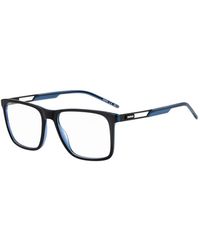 HUGO - Acetate Optical Frames With Contrast Rubber Logo - Lyst