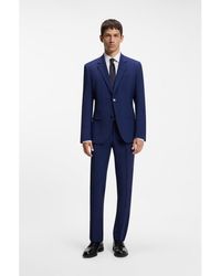 HUGO - Two-Piece Slim-Fit Wool-Blend Suit - Lyst