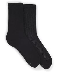 BOSS - Sparkle Pattern Cotton Blend Socks - Lyst