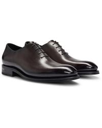 BOSS - Oxford-Schuhe aus Leder mit poliertem Effekt - Lyst